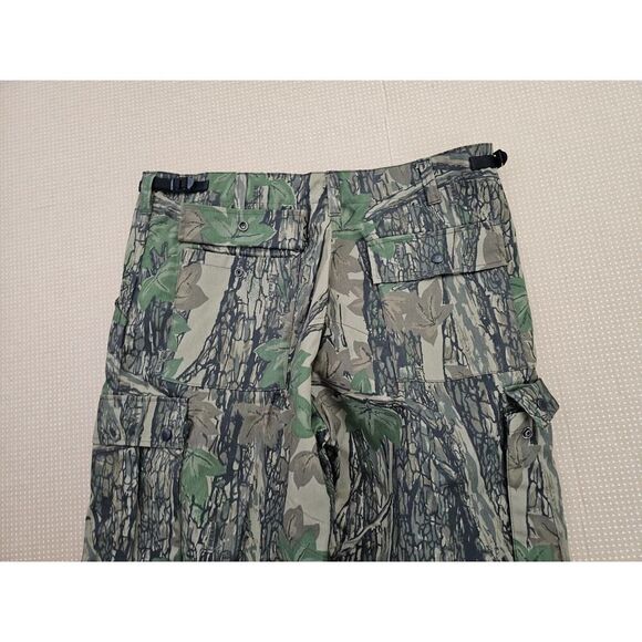 Winchester Camo Pants Mens Size XL Green Rebark Camouflage Cargo Snap Pockets - Picture 8 of 14